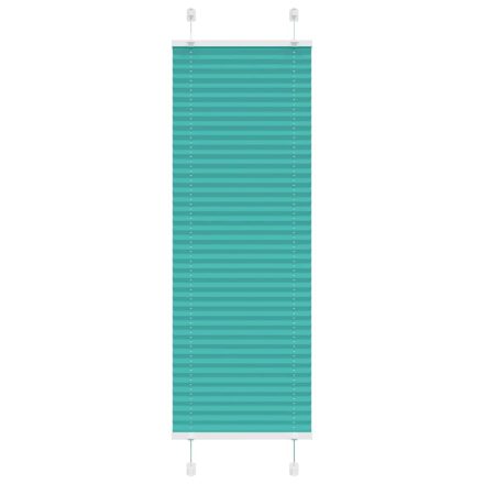 vidaXL pliszírozott redőny Benzinzöld 50x150 cm szövetszélesség