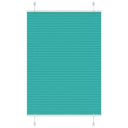 vidaXL pliszírozott redőny Benzinzöld 85x150 cm szövetszélesség