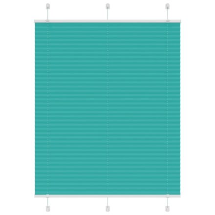 vidaXL pliszírozott redőny Benzinzöld 105x150 cm Szövetszélesség