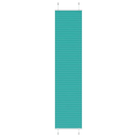 vidaXL pliszírozott redőny Benzinzöld 40x200 cm szövetszélesség
