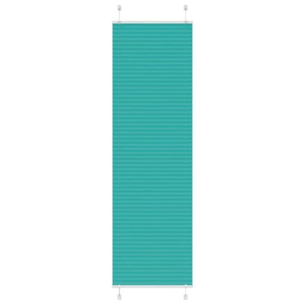 vidaXL pliszírozott redőny Benzinzöld 60x200 cm szövetszélesség