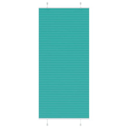 vidaXL pliszírozott redőny Benzinzöld 90x200 cm szövetszélesség