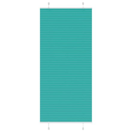 vidaXL pliszírozott redőny Benzinzöld 100x200 cm szövetszélesség