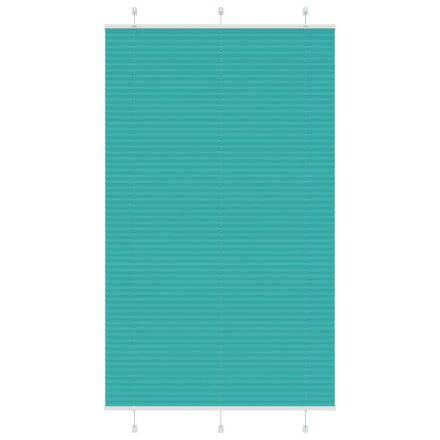 vidaXL pliszírozott redőny Benzinzöld 115x200 cm szövetszélesség