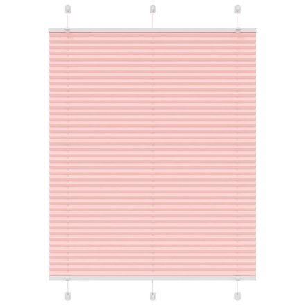 vidaXL pliszírozott redőny rózsaszín 110x100cm szövetszélesség 109,4cm