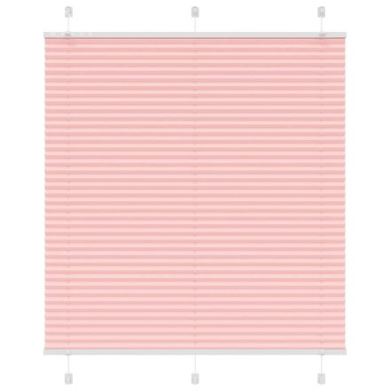 vidaXL pliszírozott redőny rózsaszín 120x100cm szövetszélesség 119,4cm