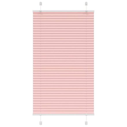 vidaXL pliszírozott redőny rózsaszín 70x150 cm szövetszélesség 69,4 cm