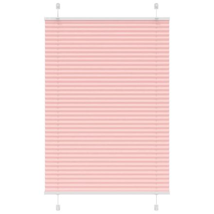 vidaXL pliszírozott redőny rózsaszín 90x150 cm szövetszélesség 89,4 cm