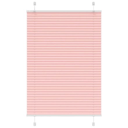 vidaXL pliszírozott redőny rózsaszín 95x150 cm szövetszélesség 94,4 cm