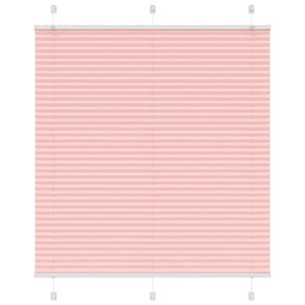 vidaXL pliszírozott redőny rózsaszín 120x150cm szövetszélesség 119,4cm