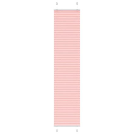 vidaXL pliszírozott redőny rózsaszín 40x200 cm szövetszélesség 39,4 cm