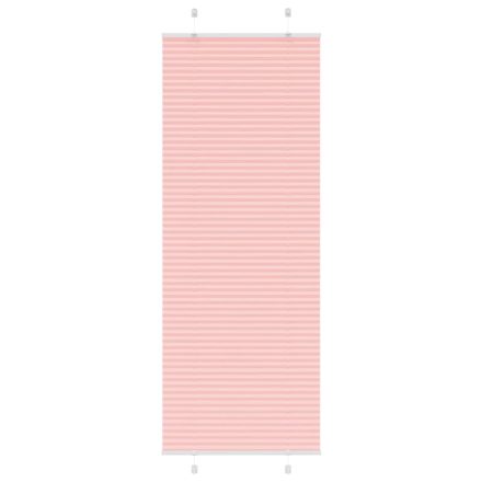 vidaXL pliszírozott redőny rózsaszín 80x200 cm szövetszélesség 79,4 cm