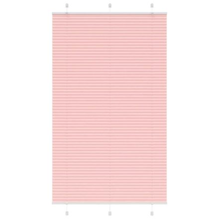 vidaXL pliszírozott redőny rózsaszín 115x200cm szövetszélesség 114,4cm