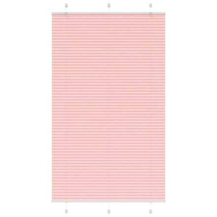 vidaXL pliszírozott redőny rózsaszín 120x200cm szövetszélesség 119,4cm