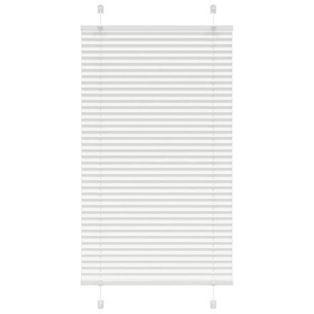 vidaXL pliszírozott redőny Fehér 70x100 cm szövetszélesség 69,4 cm