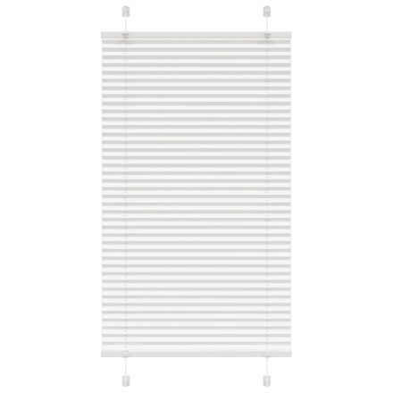 vidaXL pliszírozott redőny Fehér 80x100 cm szövetszélesség 79,4 cm
