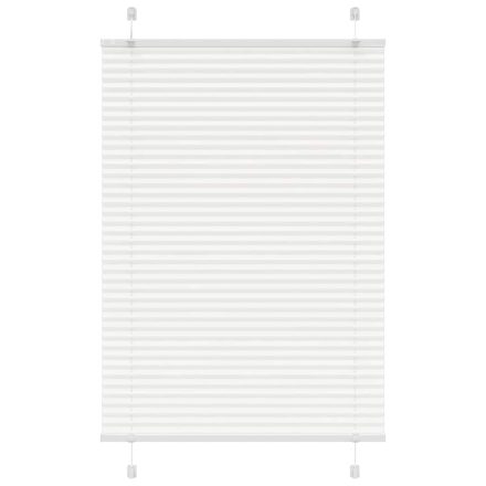 vidaXL pliszírozott redőny Fehér 85x100 cm szövetszélesség 84,4 cm