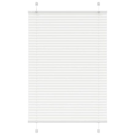 vidaXL pliszírozott redőny Fehér 95x100 cm szövetszélesség 94,4 cm