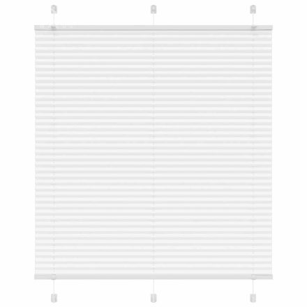 vidaXL pliszírozott redőny Fehér 120x100cm szövetszélesség 119,4cm