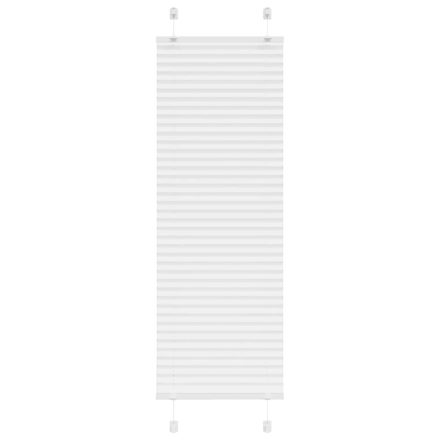 vidaXL pliszírozott redőny Fehér 45x150 cm szövetszélesség 44,4 cm