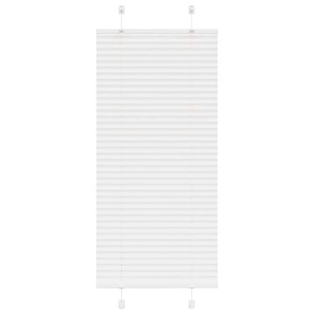vidaXL pliszírozott redőny Fehér 65x150 cm szövetszélesség 64,4 cm