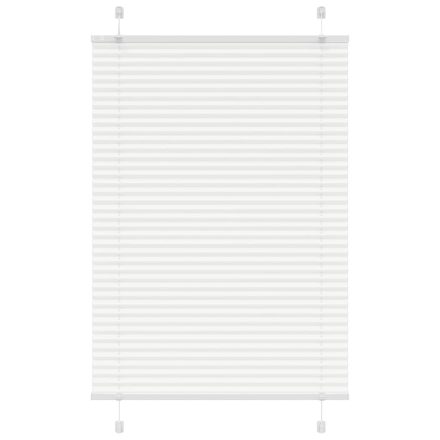 vidaXL pliszírozott redőny Fehér 90x150 cm szövetszélesség 89,4 cm