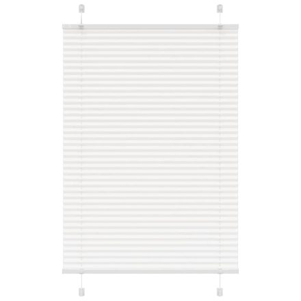 vidaXL pliszírozott redőny Fehér 100x150 cm szövetszélesség 99,4cm