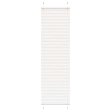 vidaXL pliszírozott redőny Fehér 60x200 cm szövetszélesség 59,4 cm