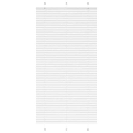 vidaXL pliszírozott redőny Fehér 105x200cm szövetszélesség 104,4cm