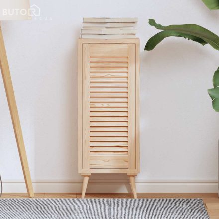 vidaXL tömör fenyőfa lamellás szekrényajtó 69x29,5 cm
