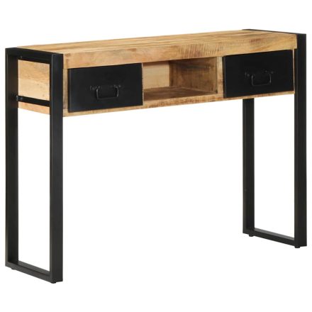 vidaXL tömör nyersfa mangófa tálalóasztal 100 x 35 x 75 cm