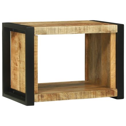 vidaXL Fali Kocka 55x35x40 cm Tömör Fa Mangó