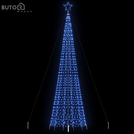 vidaXL kék LED karácsonyfa tüskékkel 1534 LED 500 cm