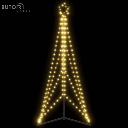 vidaXL meleg fehér LED karácsonyfa 363 LED 182 cm