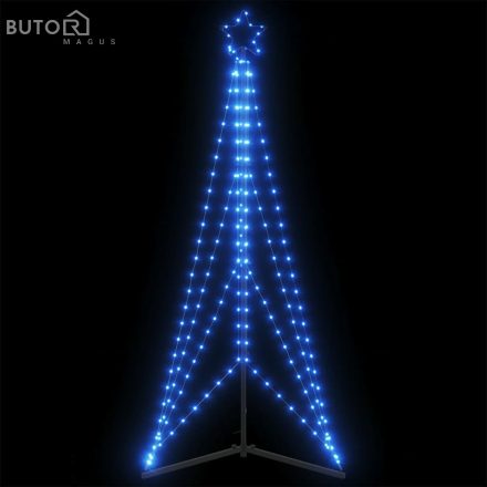 vidaXL kék LED karácsonyfa 363 LED 182 cm