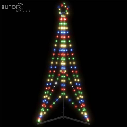 vidaXL színes LED karácsonyfa 363 LED 182 cm
