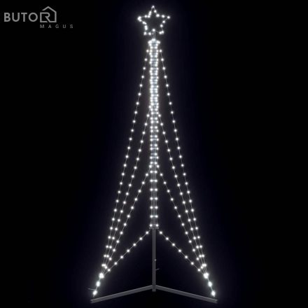 vidaXL hideg fehér LED karácsonyfa 483 LED 240 cm