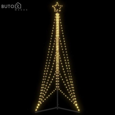 vidaXL meleg fehér LED karácsonyfa 525 LED 302 cm
