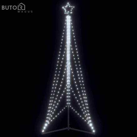 vidaXL hideg fehér LED karácsonyfa 525 LED 302 cm