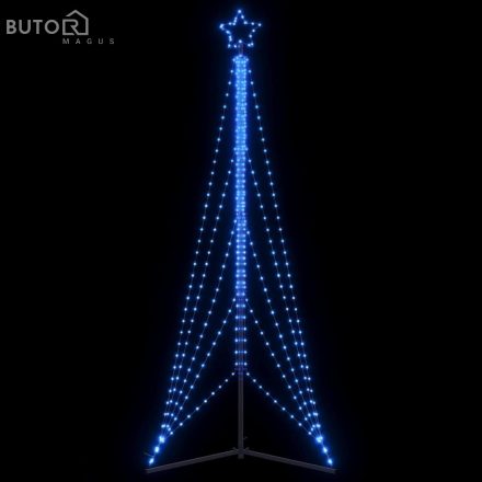 vidaXL kék LED karácsonyfa 525 LED 302 cm