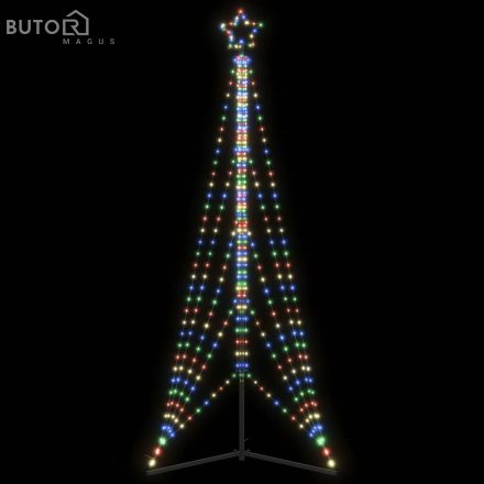 vidaXL színes LED karácsonyfa 525 LED 302 cm