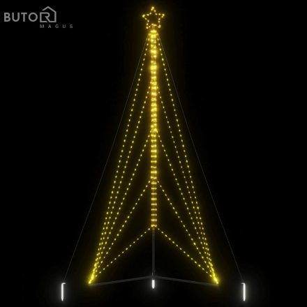 vidaXL meleg fehér LED karácsonyfa 615 LED 404,5 cm