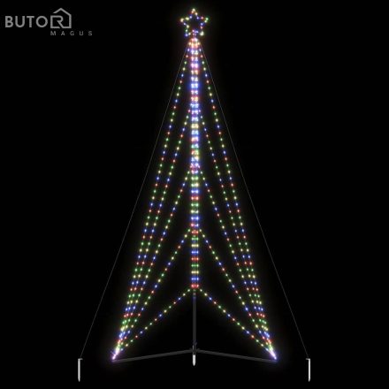 vidaXL színes LED karácsonyfa 615 LED 404,5 cm