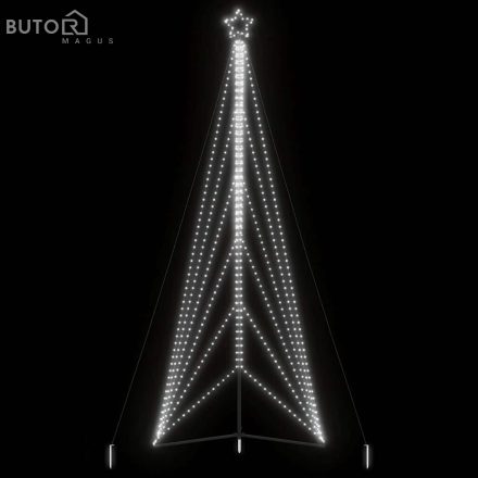 vidaXL hideg fehér LED karácsonyfa 861 LED 478 cm