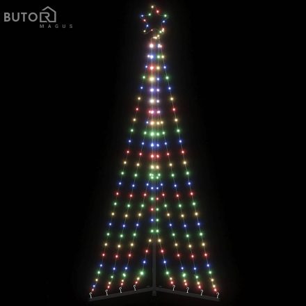 vidaXL színes LED karácsonyfa 339 LED 187 cm