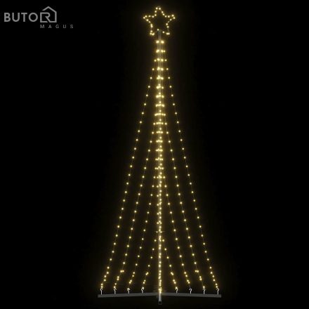 vidaXL meleg fehér LED karácsonyfa 447 LED 249 cm