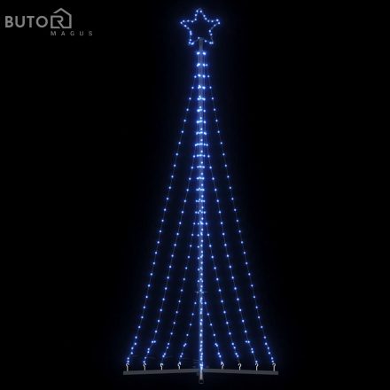vidaXL kék LED karácsonyfa 447 LED 249 cm