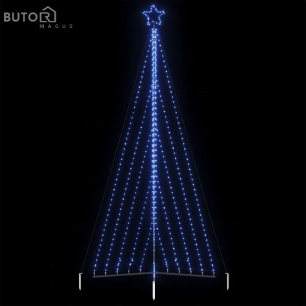 vidaXL kék karácsonyfa fénykúp 570 LED-del 399 cm