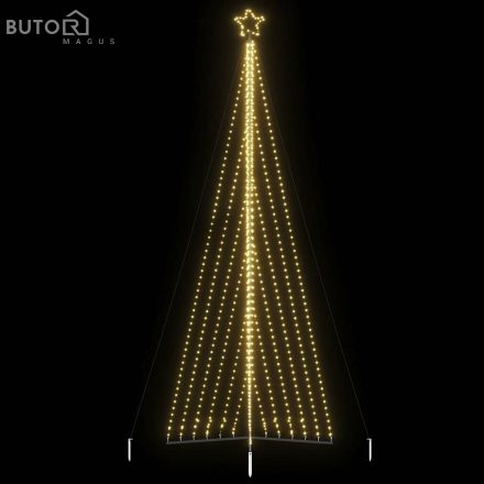 vidaXL meleg fehér LED karácsonyfa 789 LED 476 cm