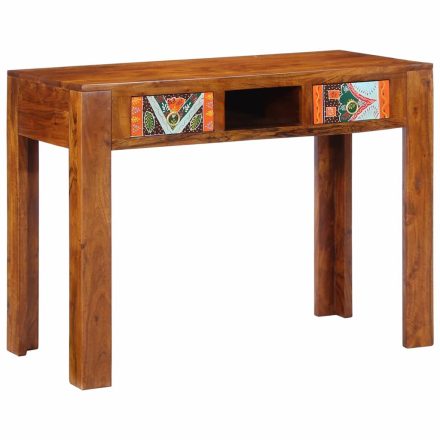 vidaXL Asztal 100x50x75 cm Tömör Fa Akácfa